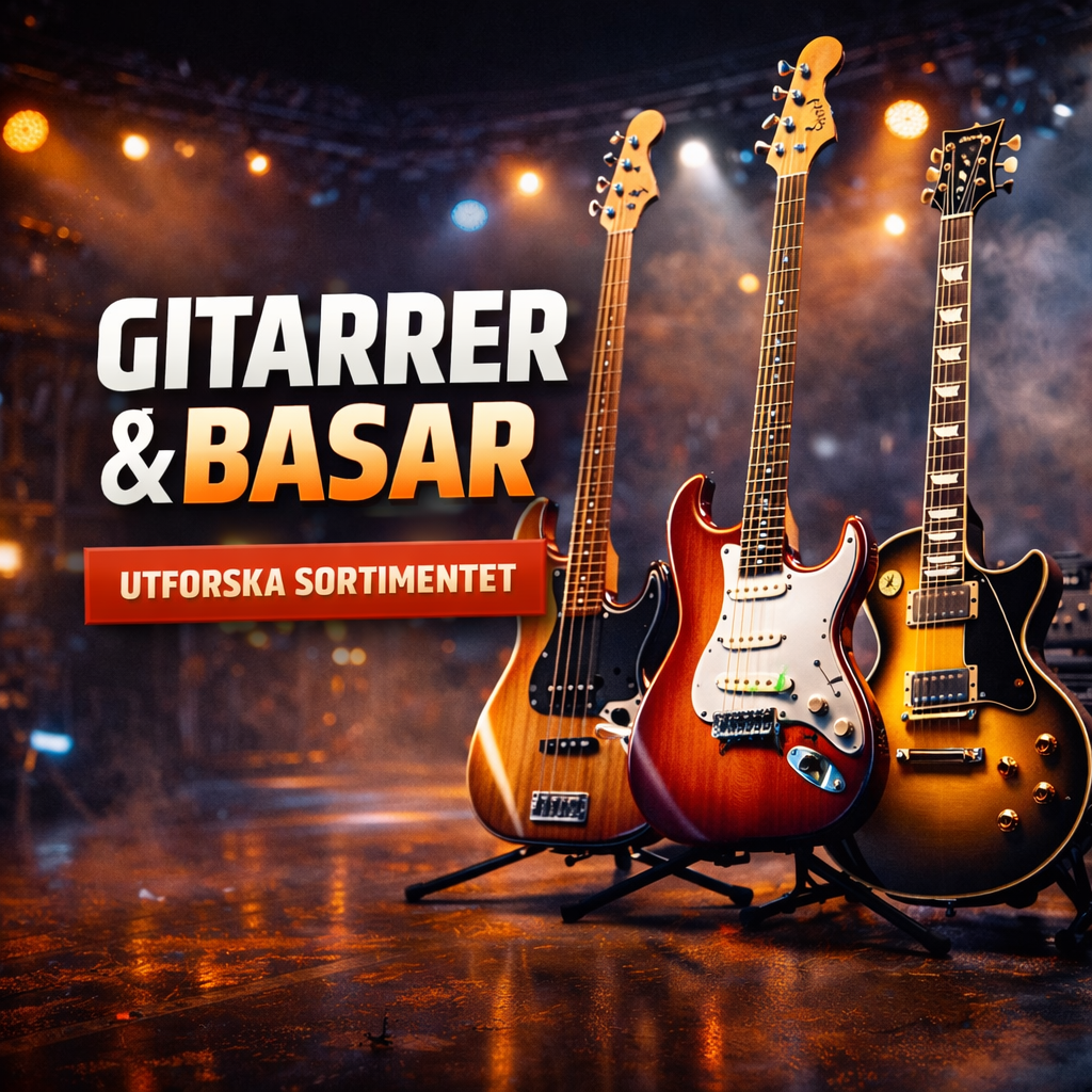 Gitarrer och basar